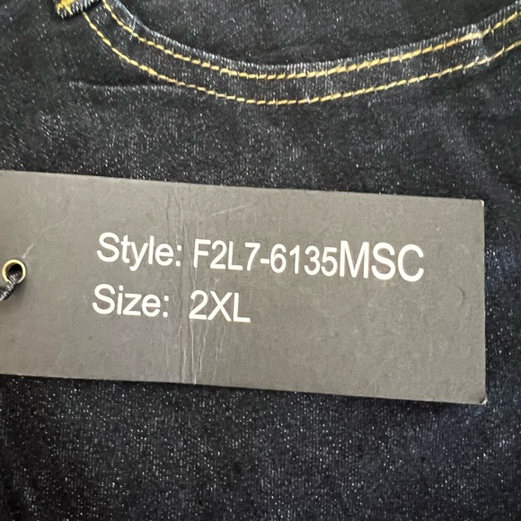 NWT FASHION2LOVE DARK DENIM STRETCHY PENCIL SKIRT SIZE 2xl - Picture 4 of 8